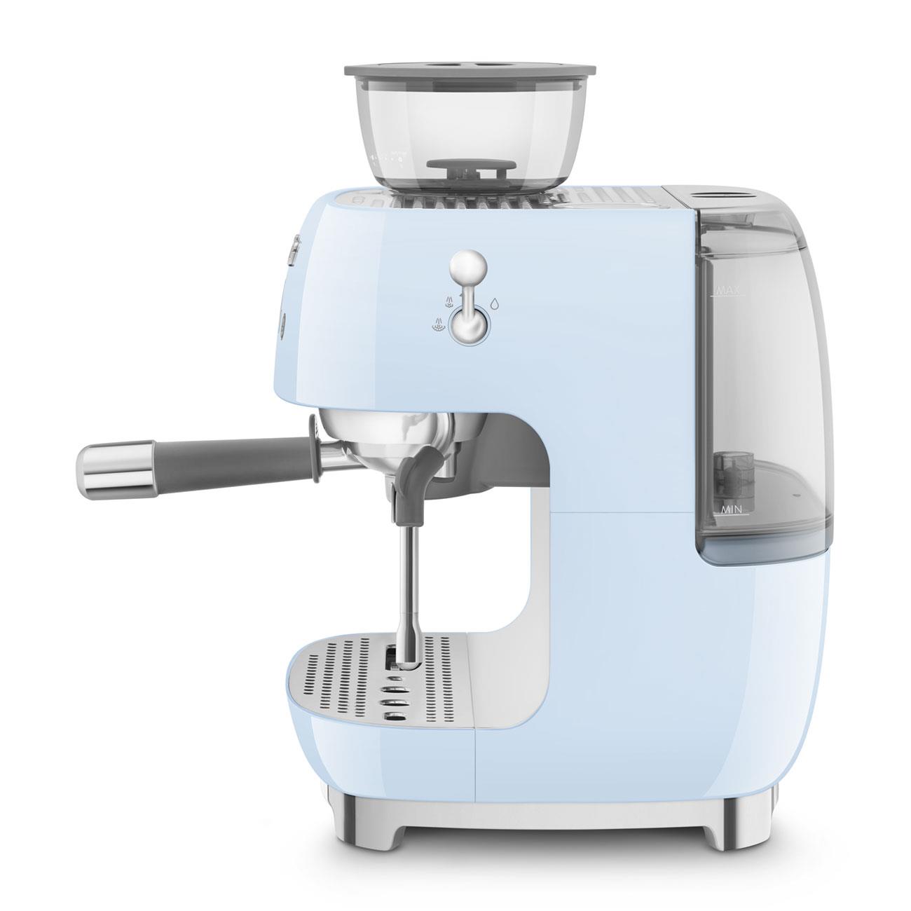 PASTEL MAVİ ÖĞÜTÜCÜLÜ ESPRESSO KAHVE MAKİNESİ