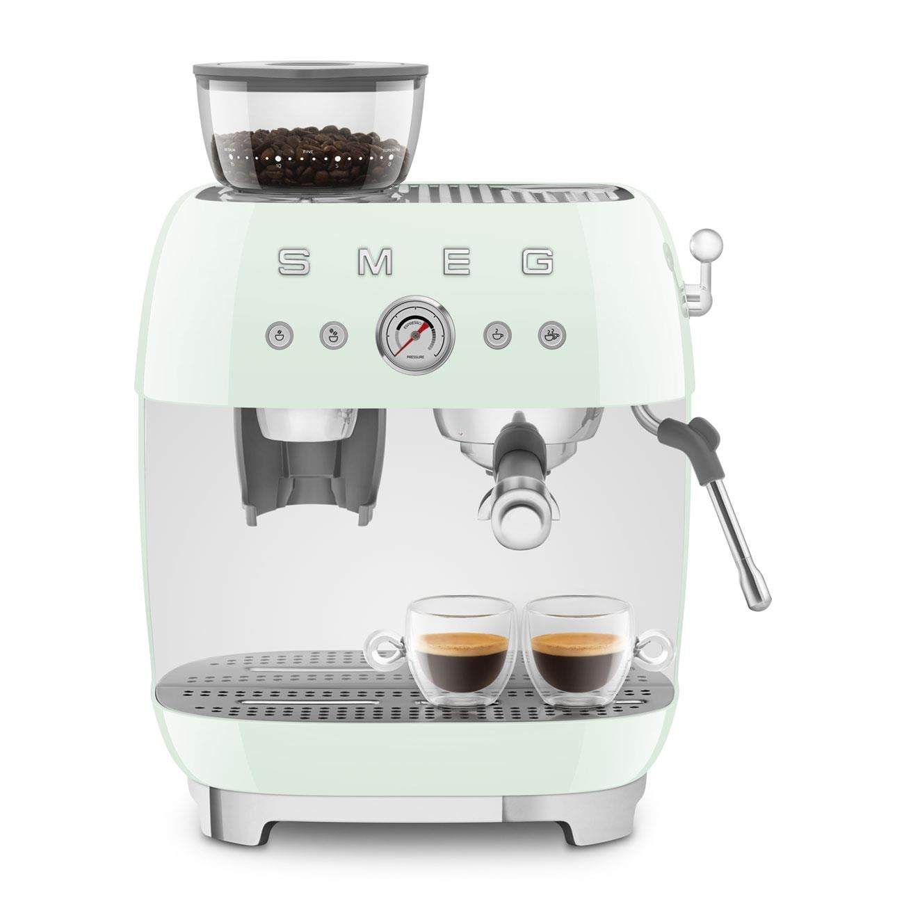 PASTEL YEŞİL ÖĞÜTÜCÜLÜ ESPRESSO KAHVE MAKİNESİ