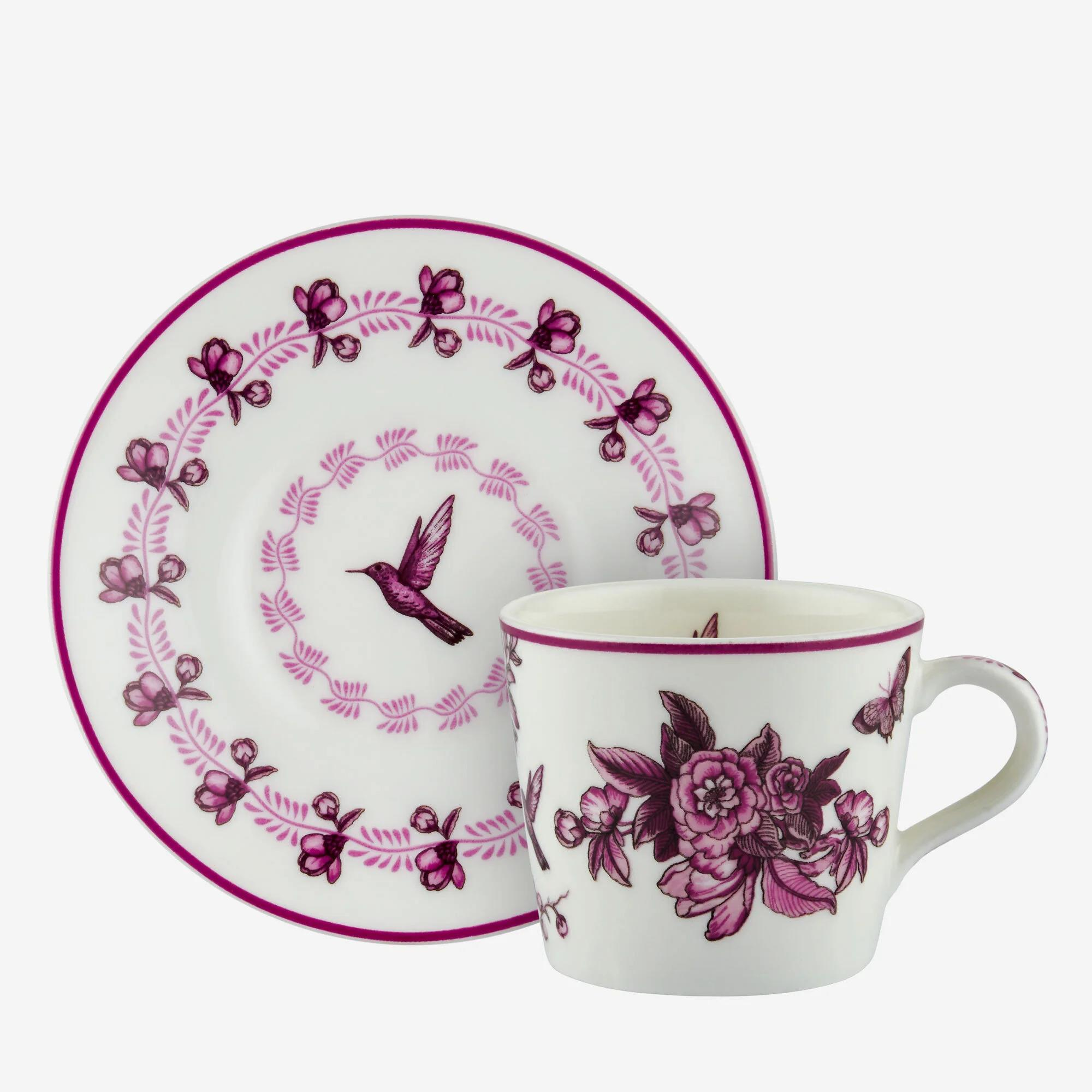 Pembe Porselen Kahve Fincan Seti 120 Ml Allure Collection by Chiara Alessi