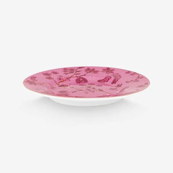 Pembe Porselen Petit Four Tabağı 12 Cm Jolie Collection by Pip Studio