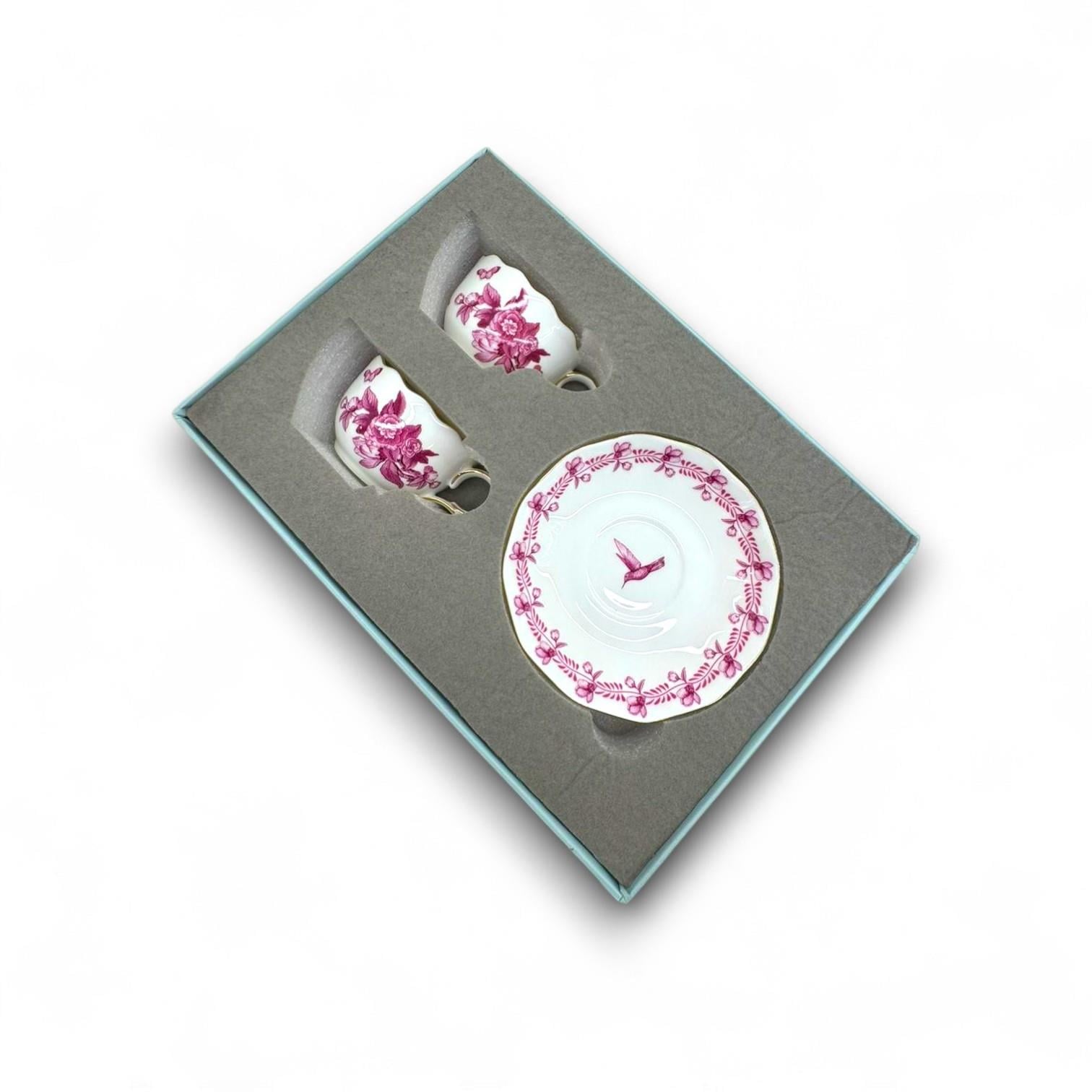 Primavera Pembe 2'li̇ Turk Kahvesi̇ Fi̇ncan Seti̇