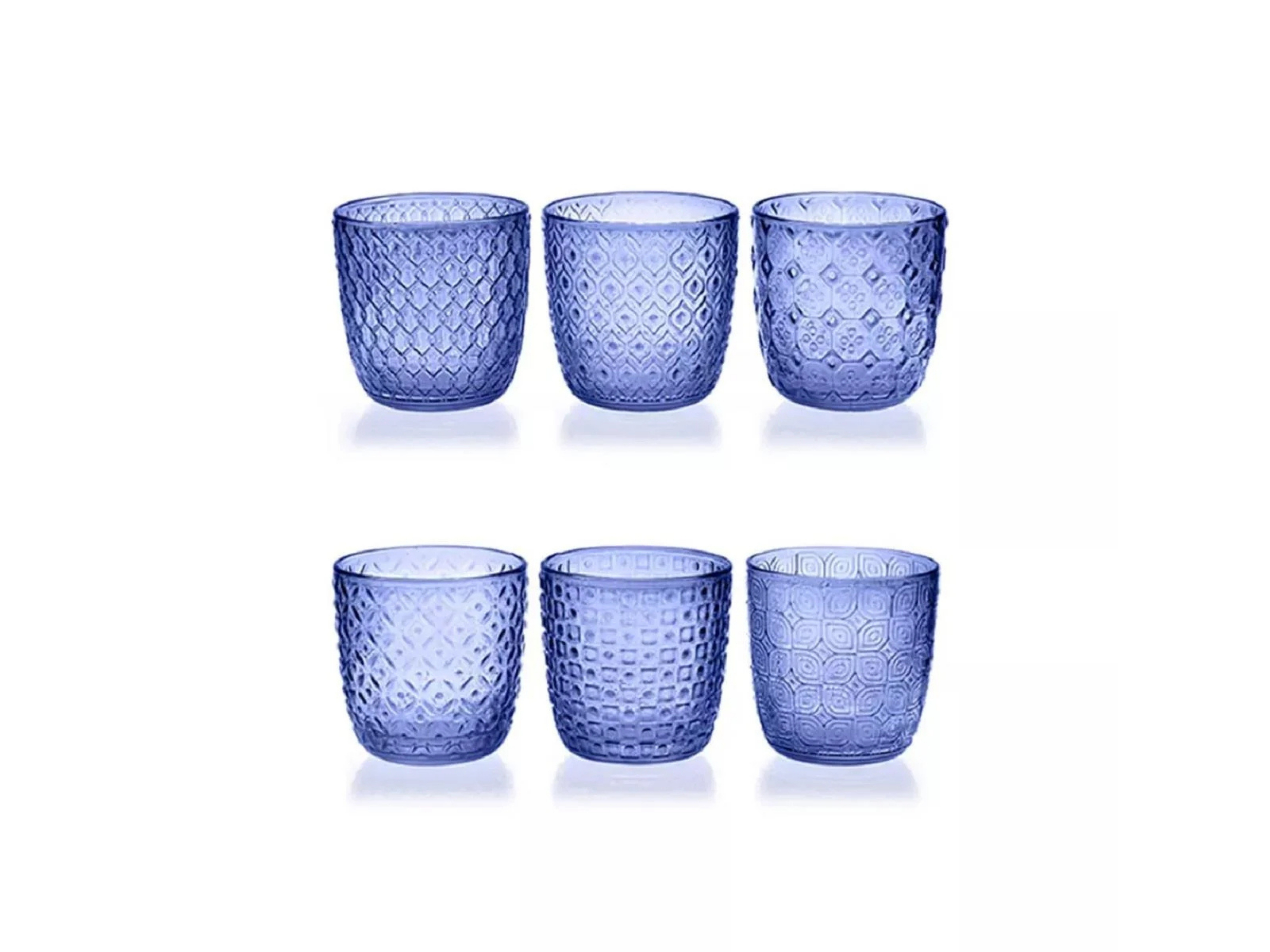 Sixties 6'lı Set Indigo Mavi Bardak 31 cl