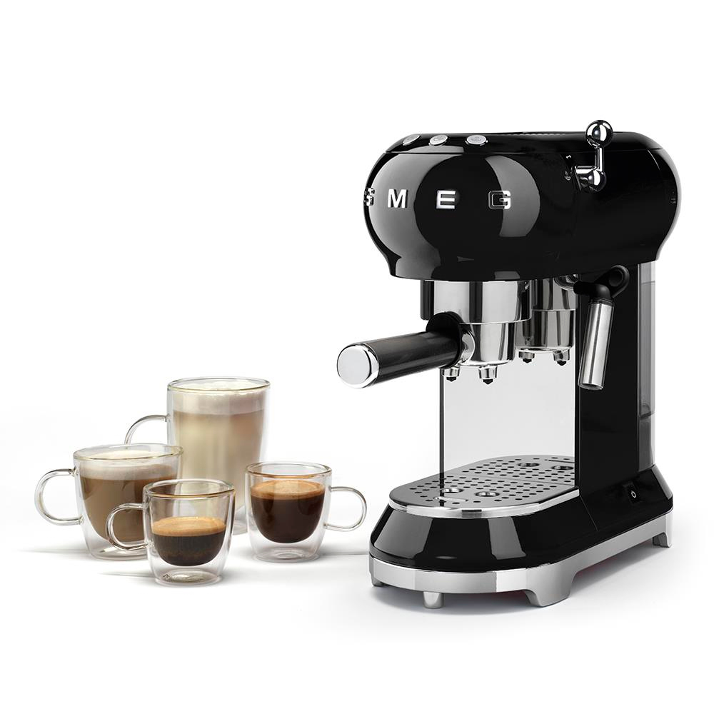SİYAH ESPRESSO MANÜEL KAHVE MAKİNESİ