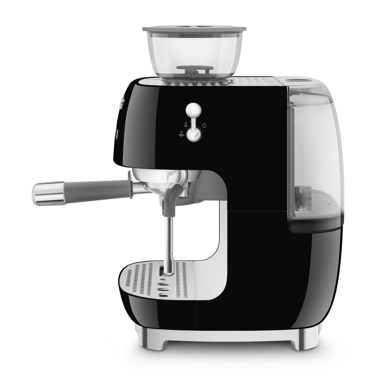 SİYAH ÖĞÜTÜCÜLÜ ESPRESSO KAHVE MAKİNESİ
