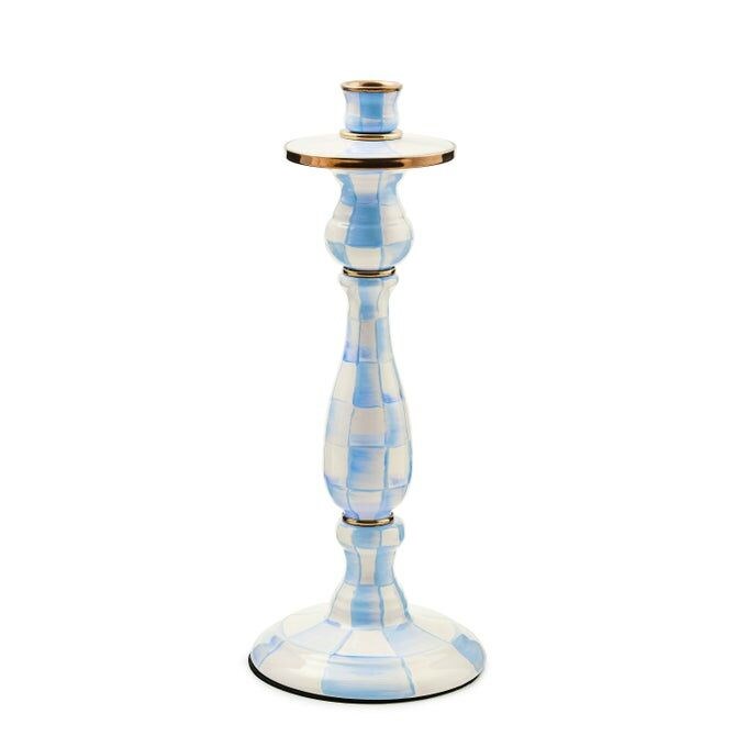 Sky Check Large Candlestick