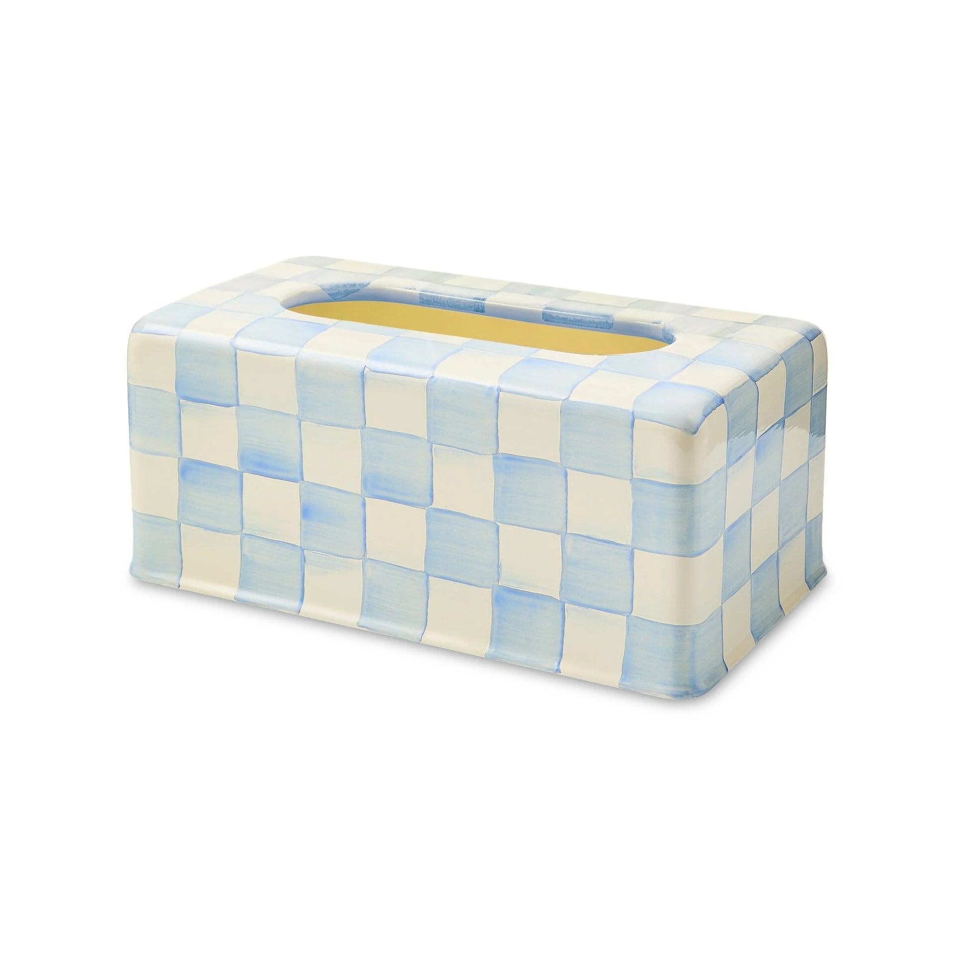 Sky Check Standard Tissue Box Cover