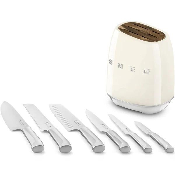 SMEG KREM STANDLI BIÇAK SETİ
