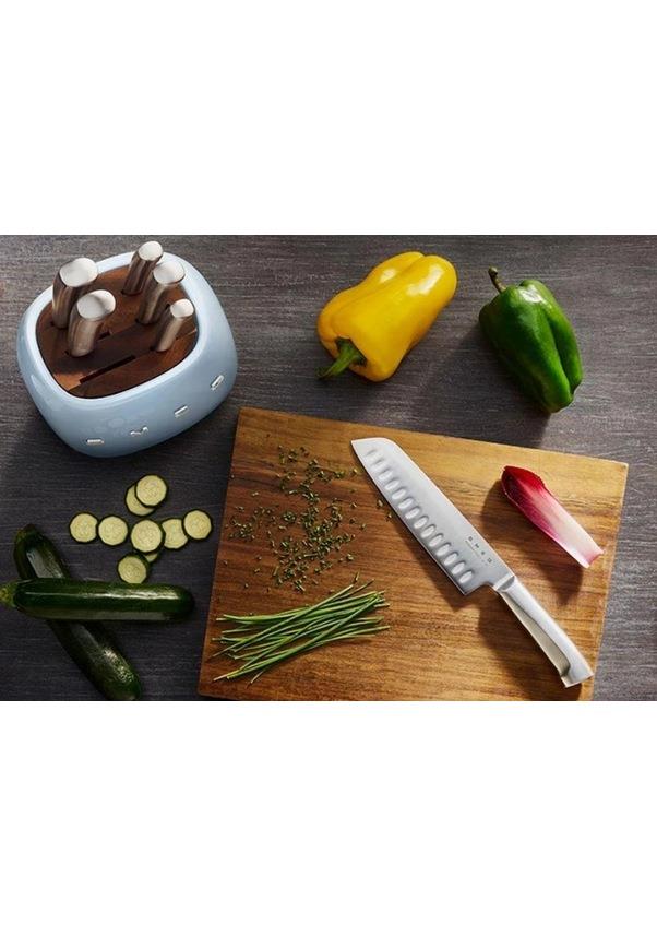SMEG PASTEL MAVİ STANDLI BIÇAK SETİ