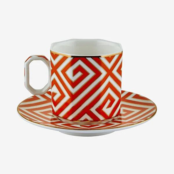 Turuncu Porselen Kahve Fincan Seti 90 Ml Collection by Chiara Alessi