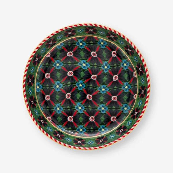 Yeşil Porselen Çay Tabağı 9 Cm Berry Blues Collection by Pip Studio