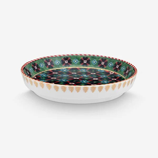 Yeşil Porselen Çay Tabağı 9 Cm Berry Blues Collection by Pip Studio