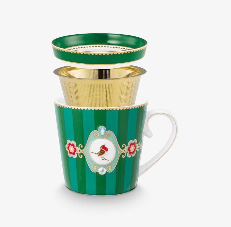 Yeşil Porselen Kupa Seti 250 Ml