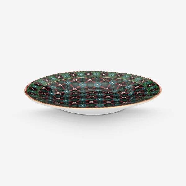 Yeşil Porselen Petit Four Tabağı 12 Cm Berry Blues Collection by Pip Studio