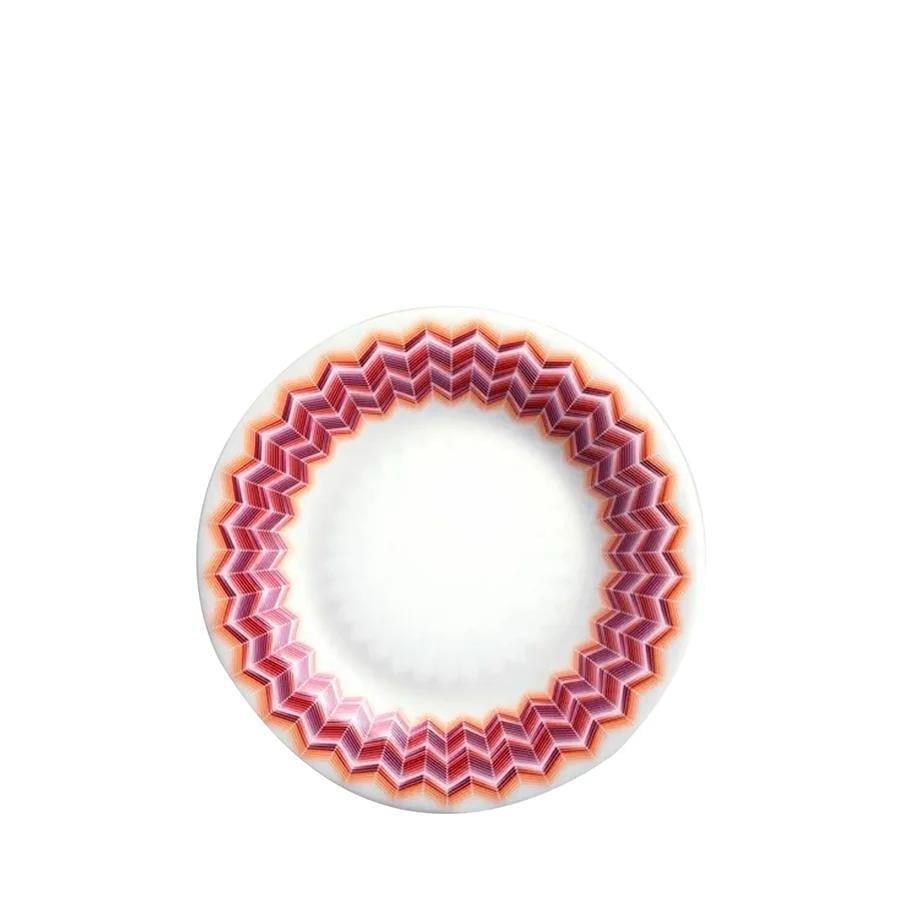 Zig Zag Jarris 156 Turuncu Bordo Ekmek & Tatlı Tabağı 15,5 cm