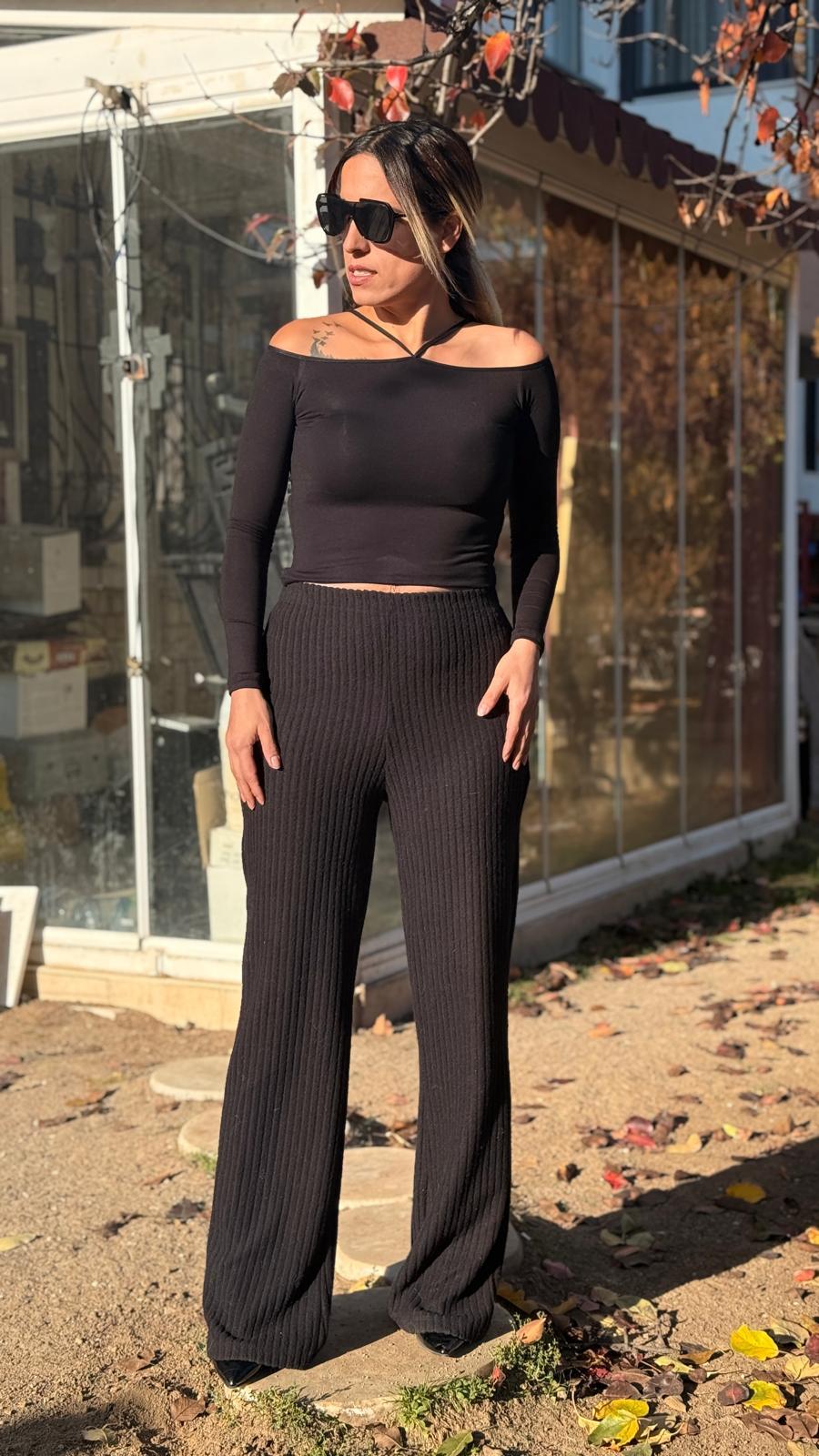 Siyah Penye Pantolon