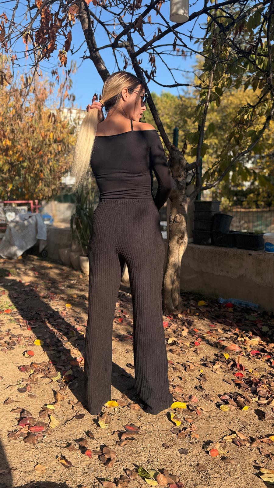 Siyah Penye Pantolon