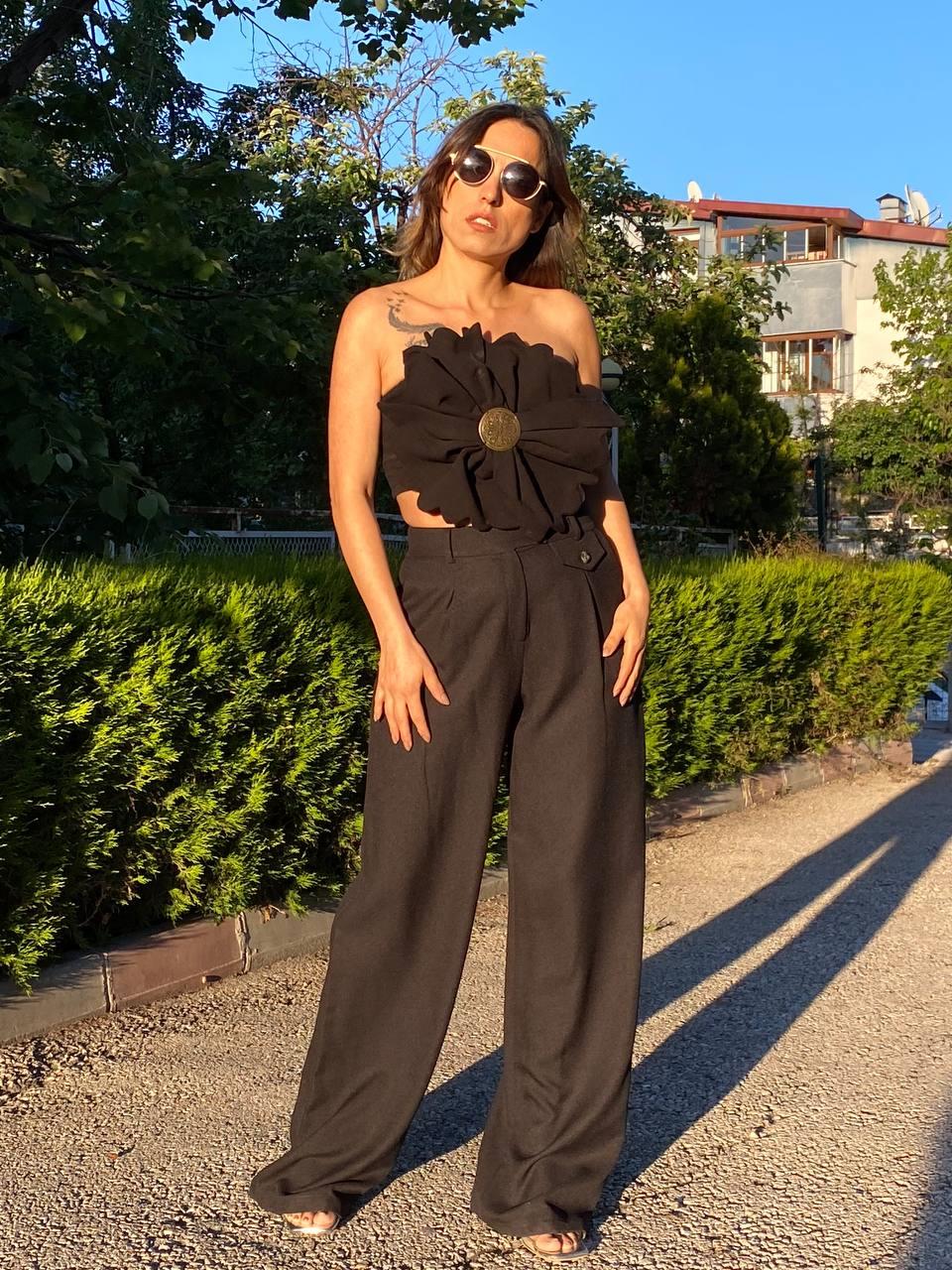 siyah yonca model bustiyer