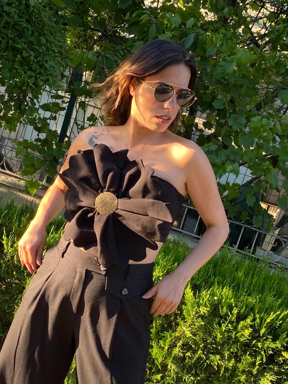 siyah yonca model bustiyer