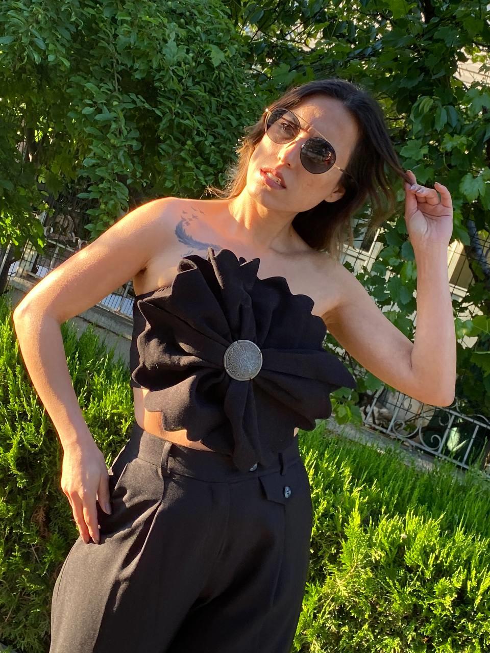 siyah yonca model bustiyer