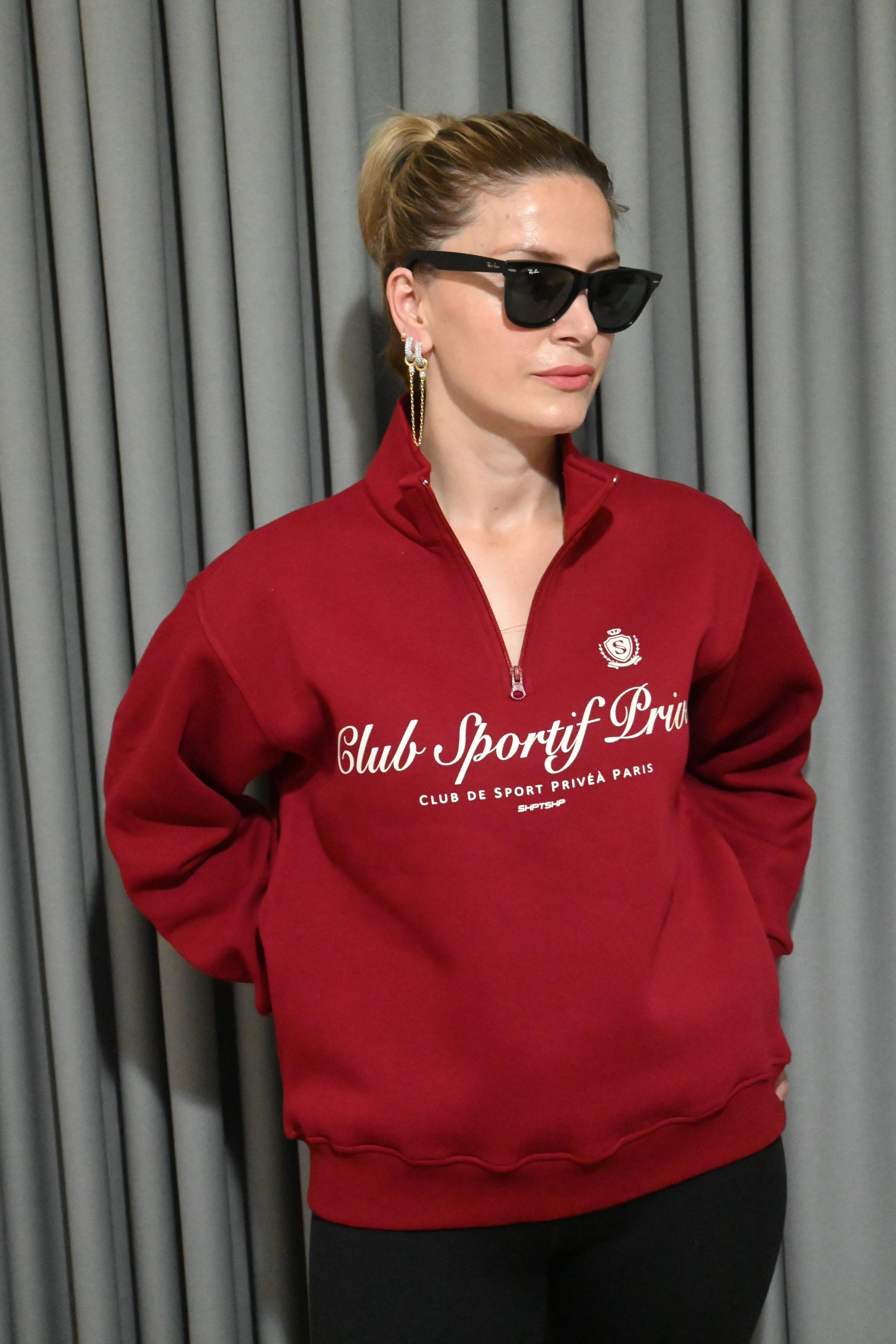 BORDO SWEATSHİRTSWEATSHİRT