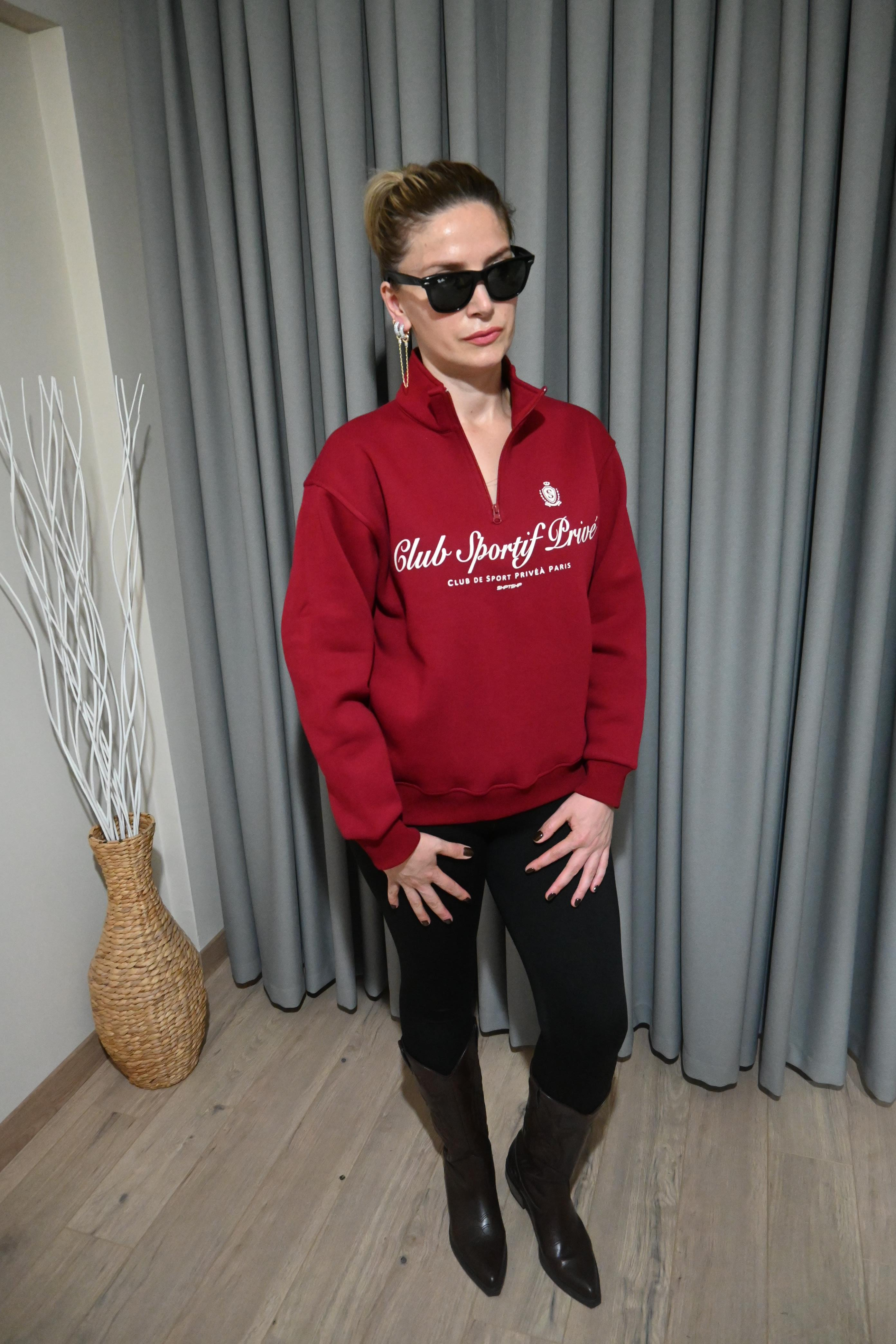 BORDO SWEATSHİRTSWEATSHİRT