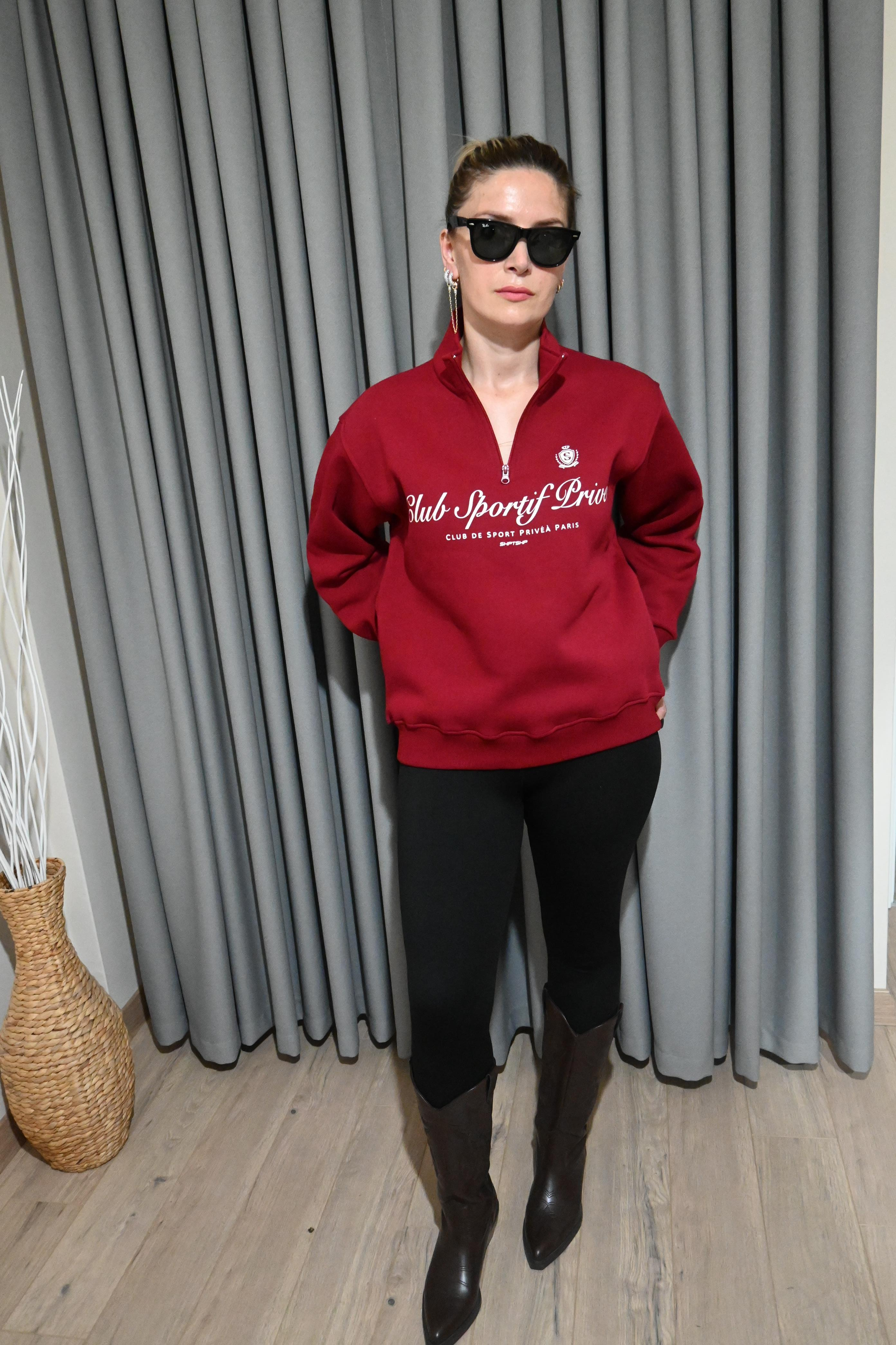 BORDO SWEATSHİRTSWEATSHİRT