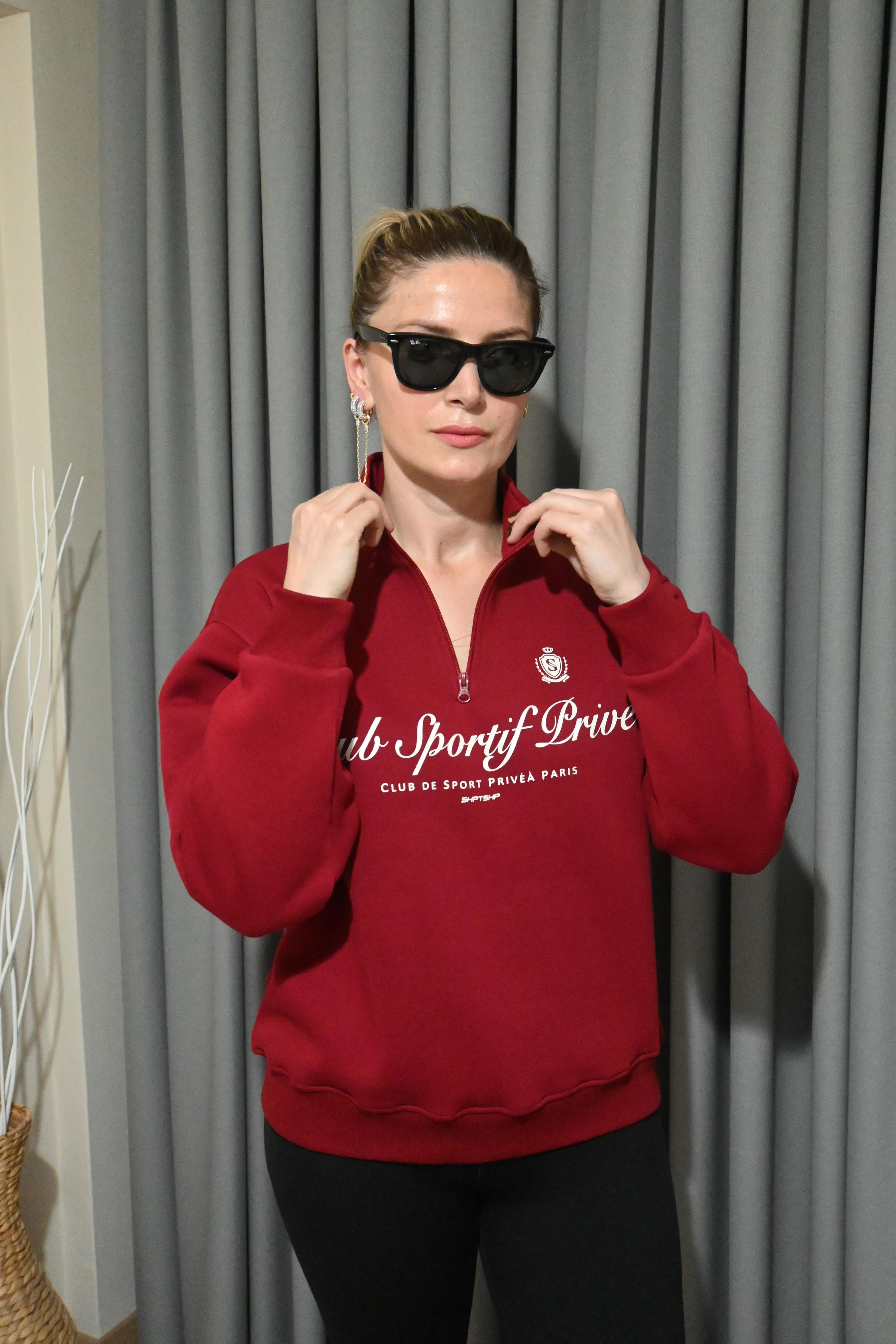 BORDO SWEATSHİRTSWEATSHİRT