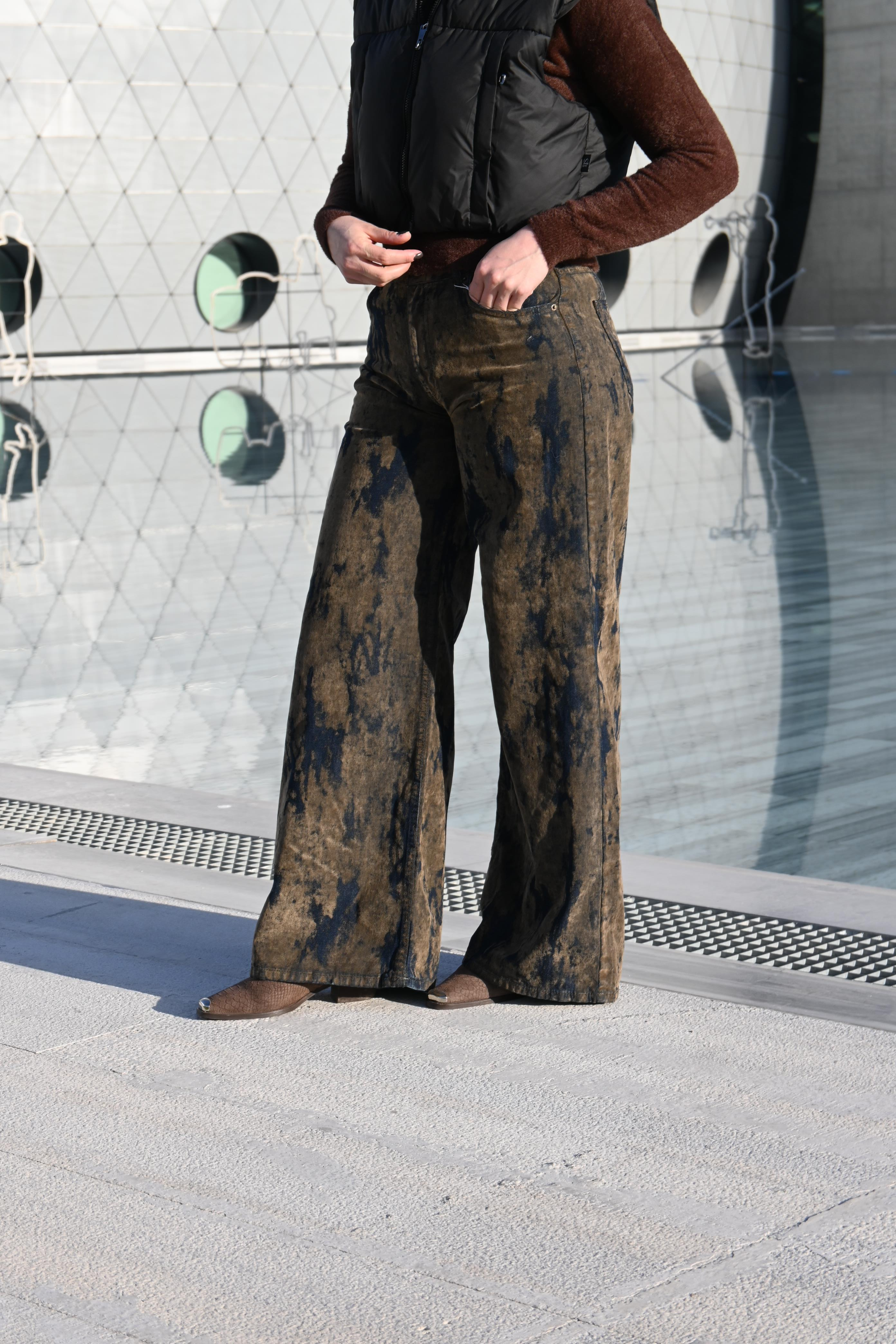 TASARIM PALAZZO DENİM PANTOLONJEAN