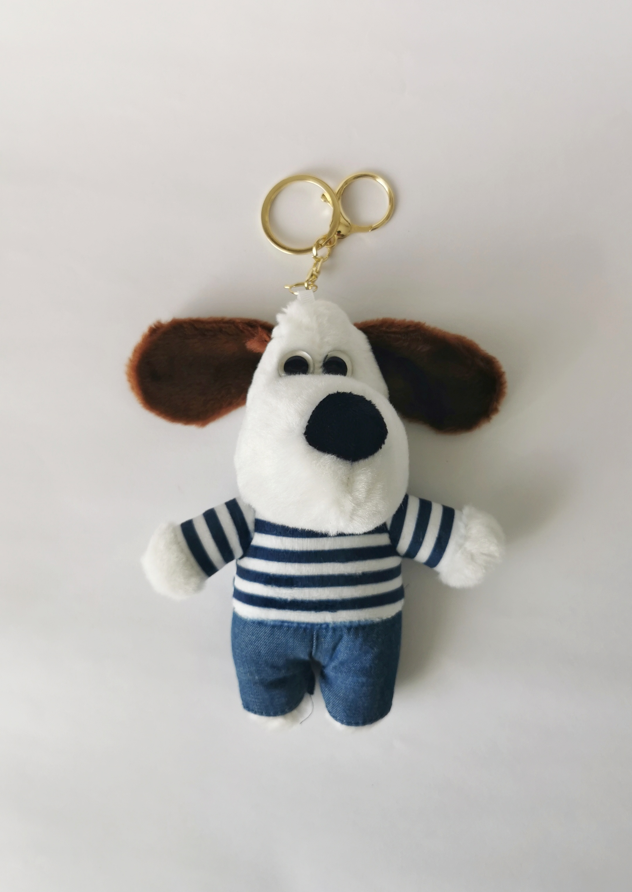 Sevimli Köpek Peluş Oyuncak Anahtarlık Charm