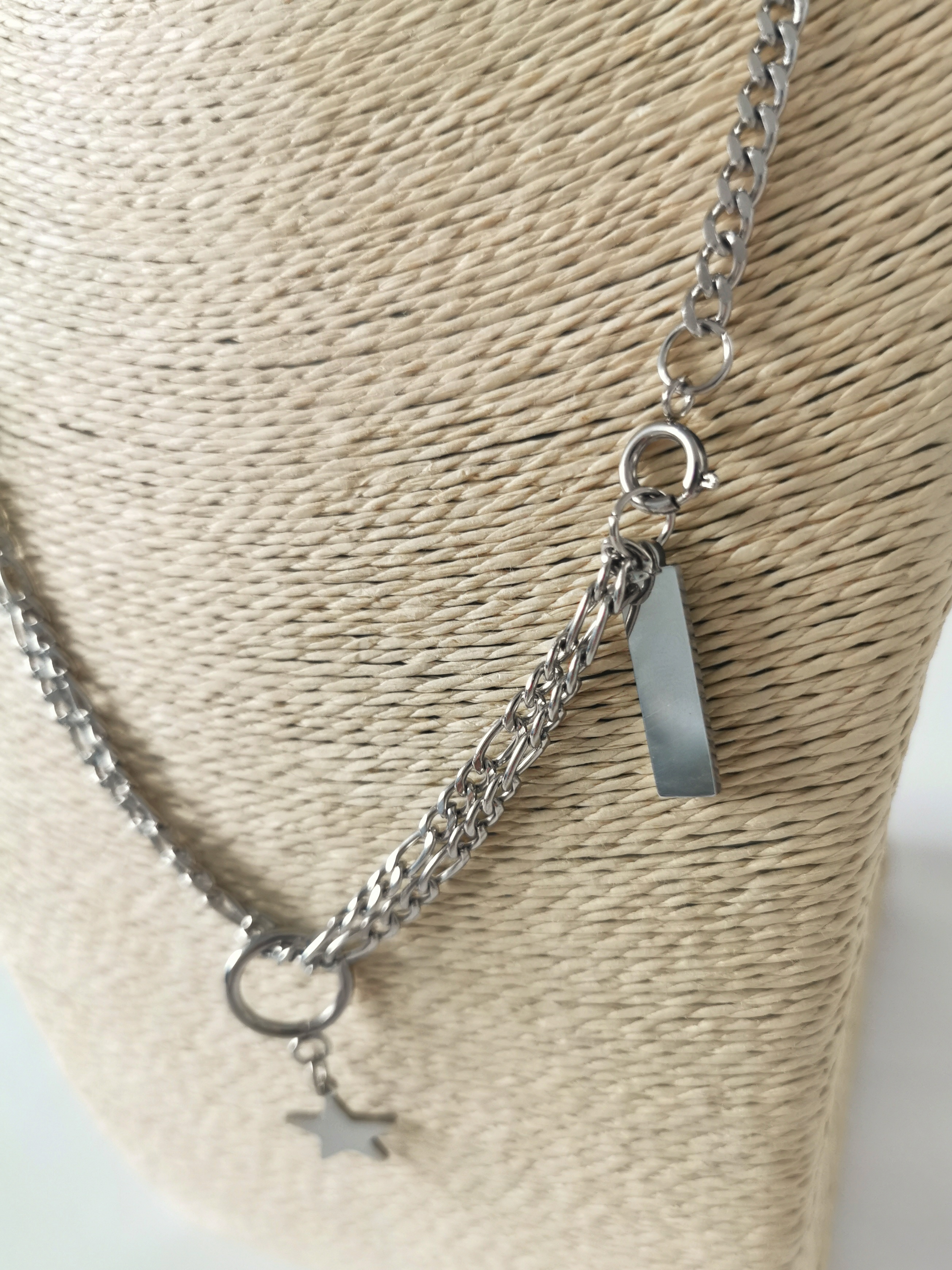 Yıldız Çelik Kolye 