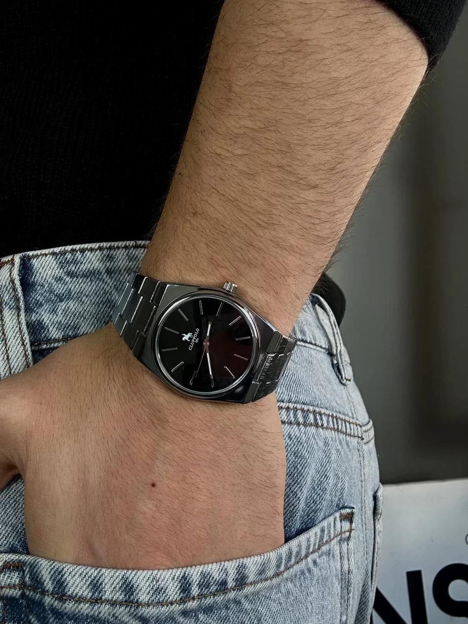 C.P Grey Cord Vintage Wristhwatch