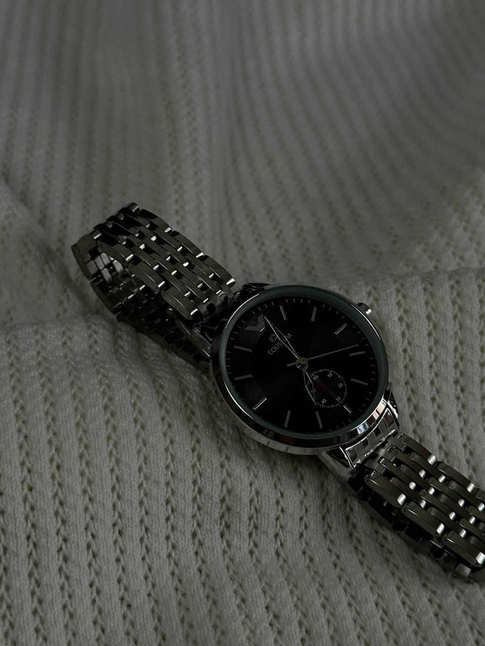 C.S Woman Silver Cord Vintage Wristhwatch