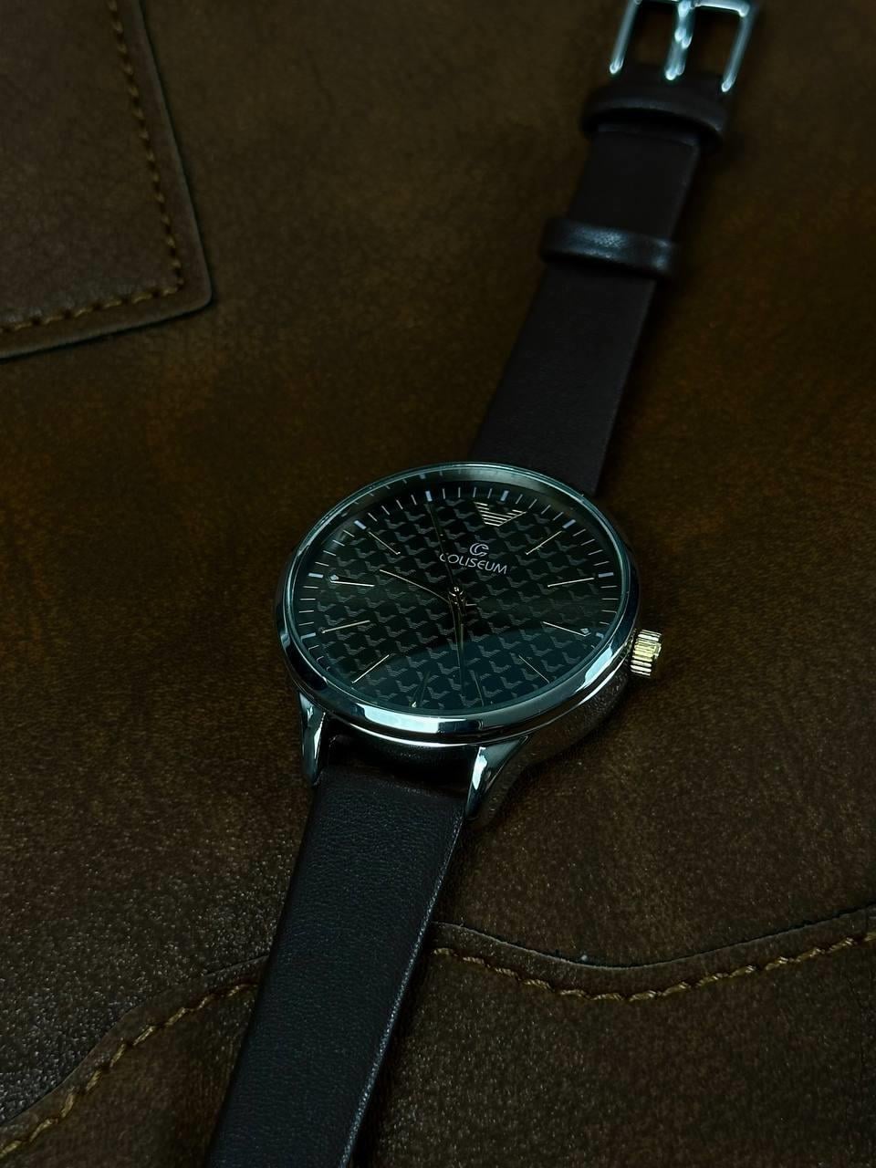 C.S Women Brown Cord Vintage Wristhwatch