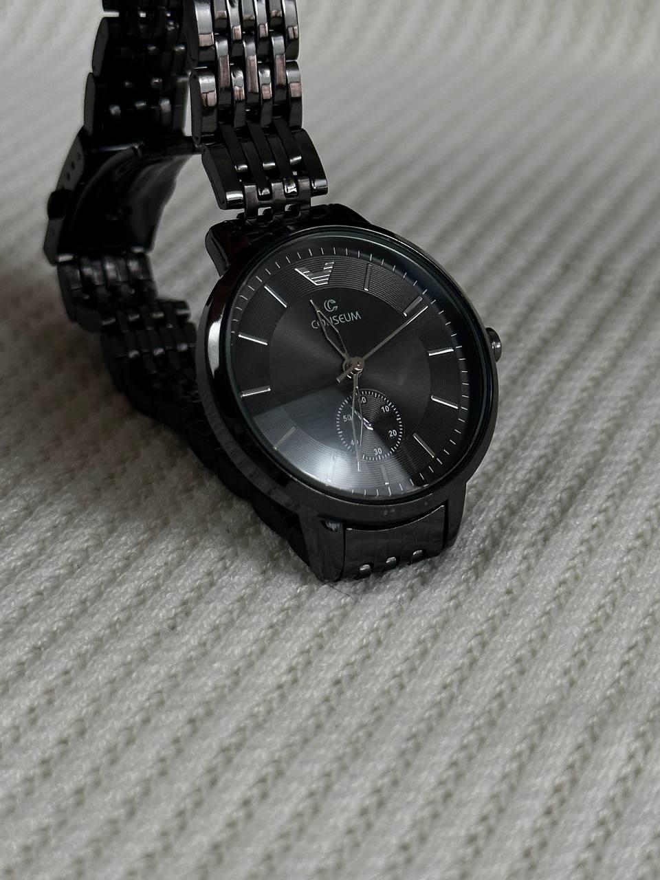 C.S Woman Black Screen Vintage Wristhwatch