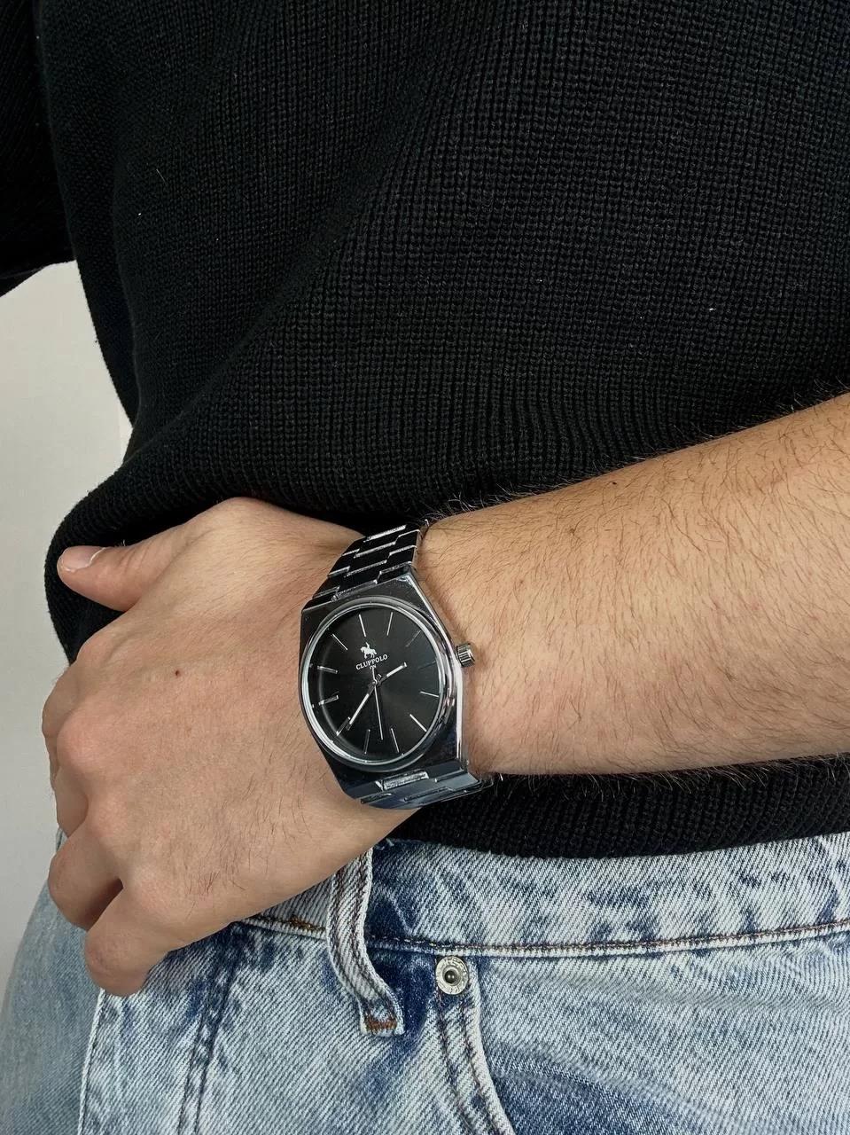 C.P Grey Cord Vintage Wristhwatch