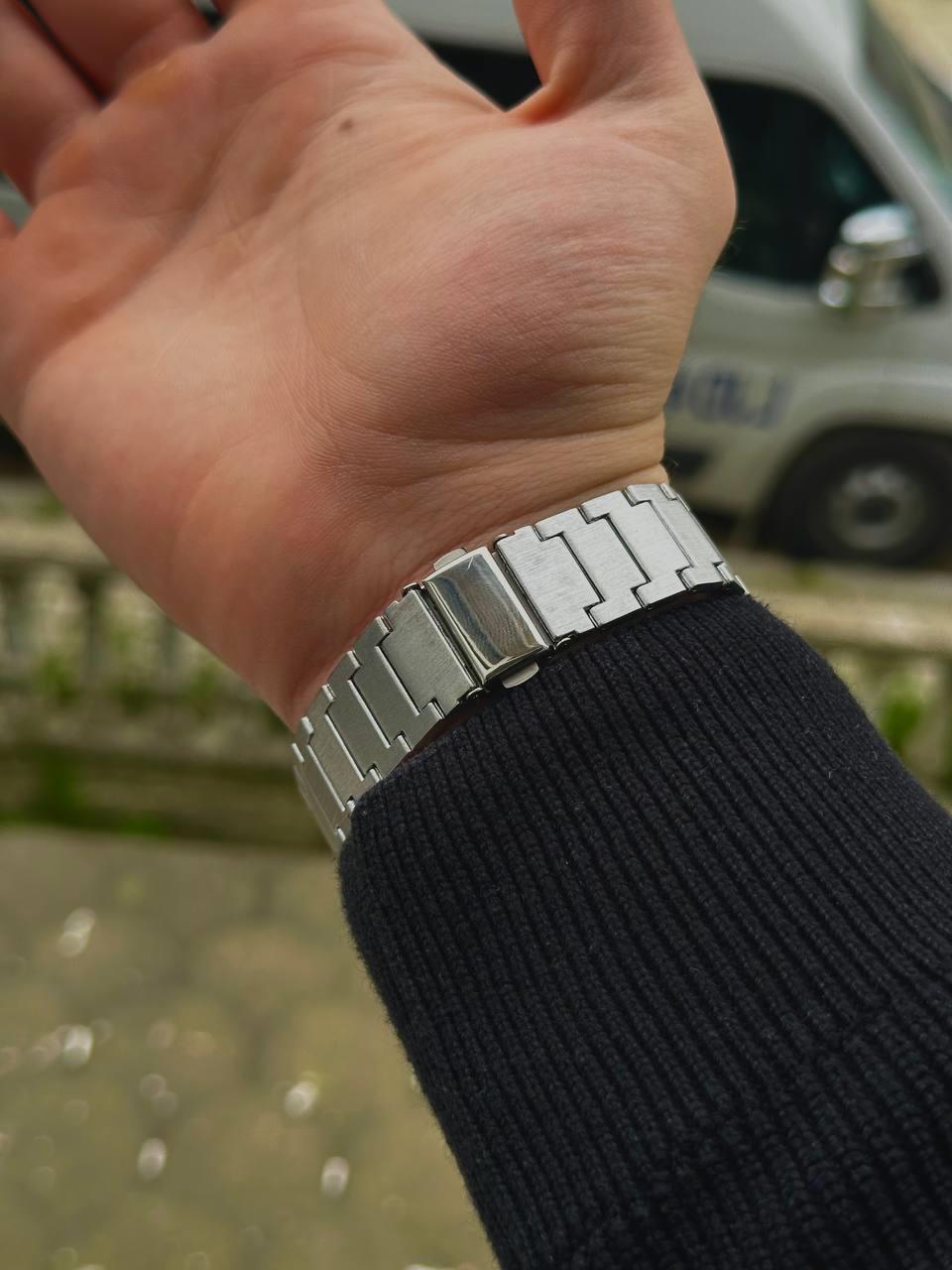 C.S Grey Cord Vintage Wristhwatch