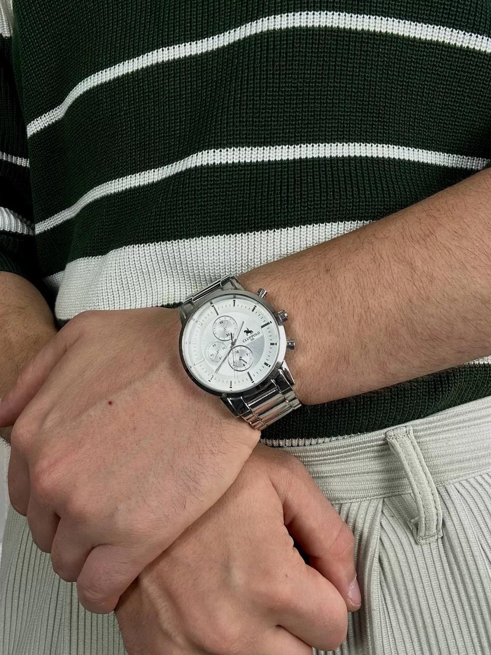 C.H White Screen Vintage Wristhwatch