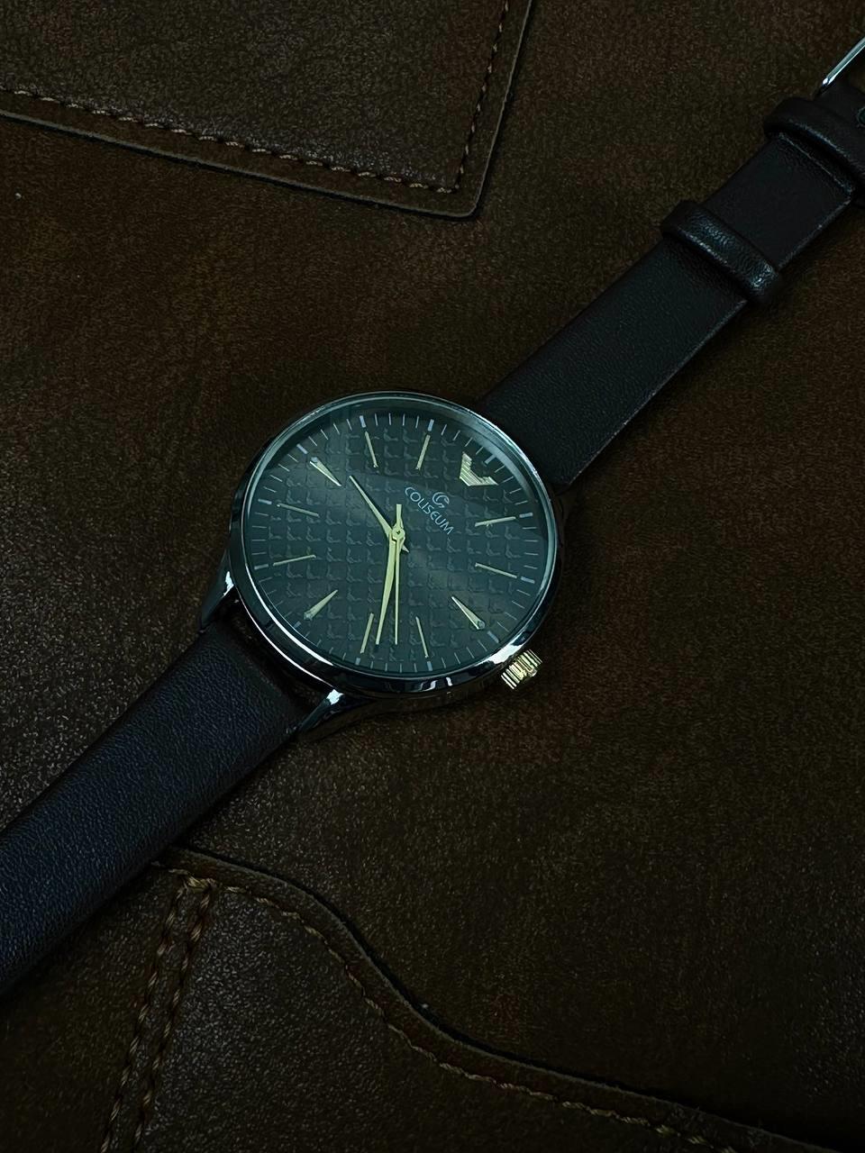C.S Women Brown Cord Vintage Wristhwatch