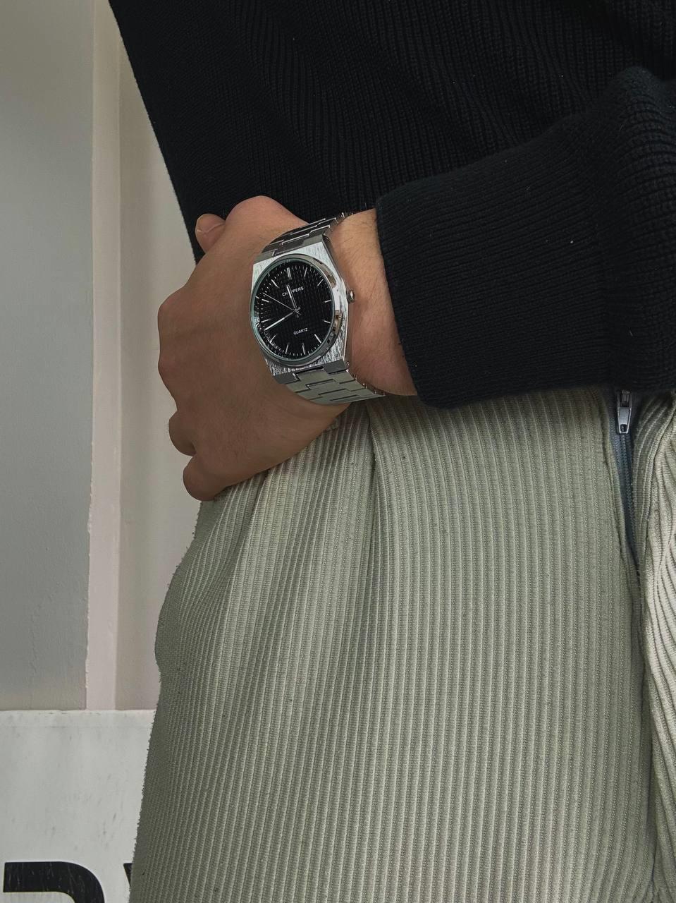 C.S Grey Cord Vintage Wristhwatch