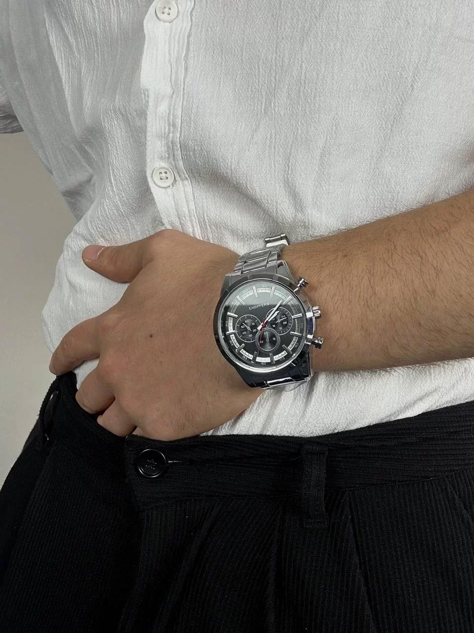 C.H Grey Round Screen Wintage Wristhwatch