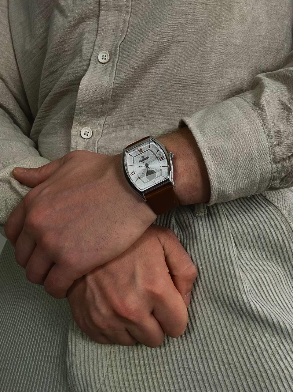 C.S Brown Cord Vintage Wristhwatch