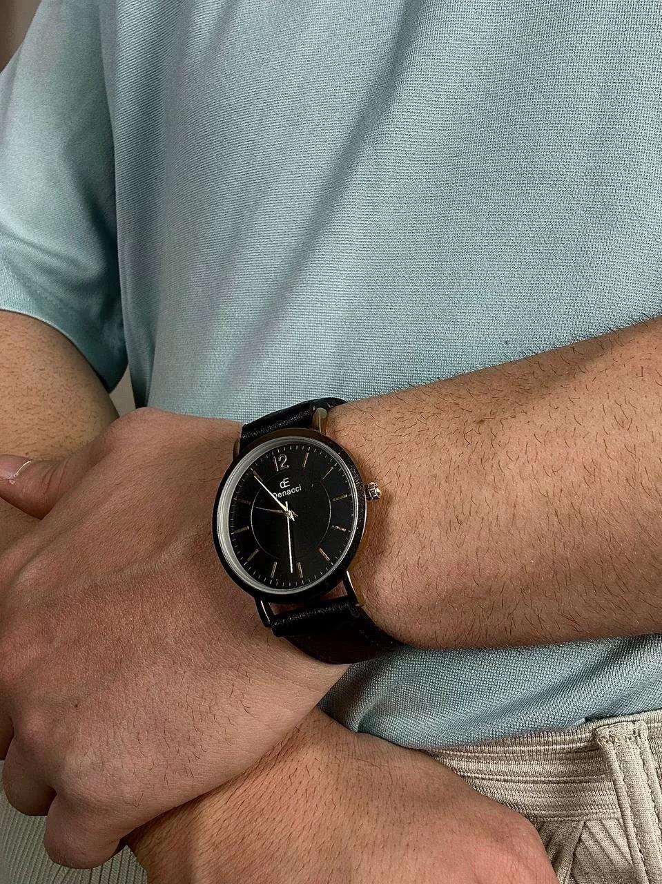 Denacci Old Money Navy Blue Sc. Wristhwatch