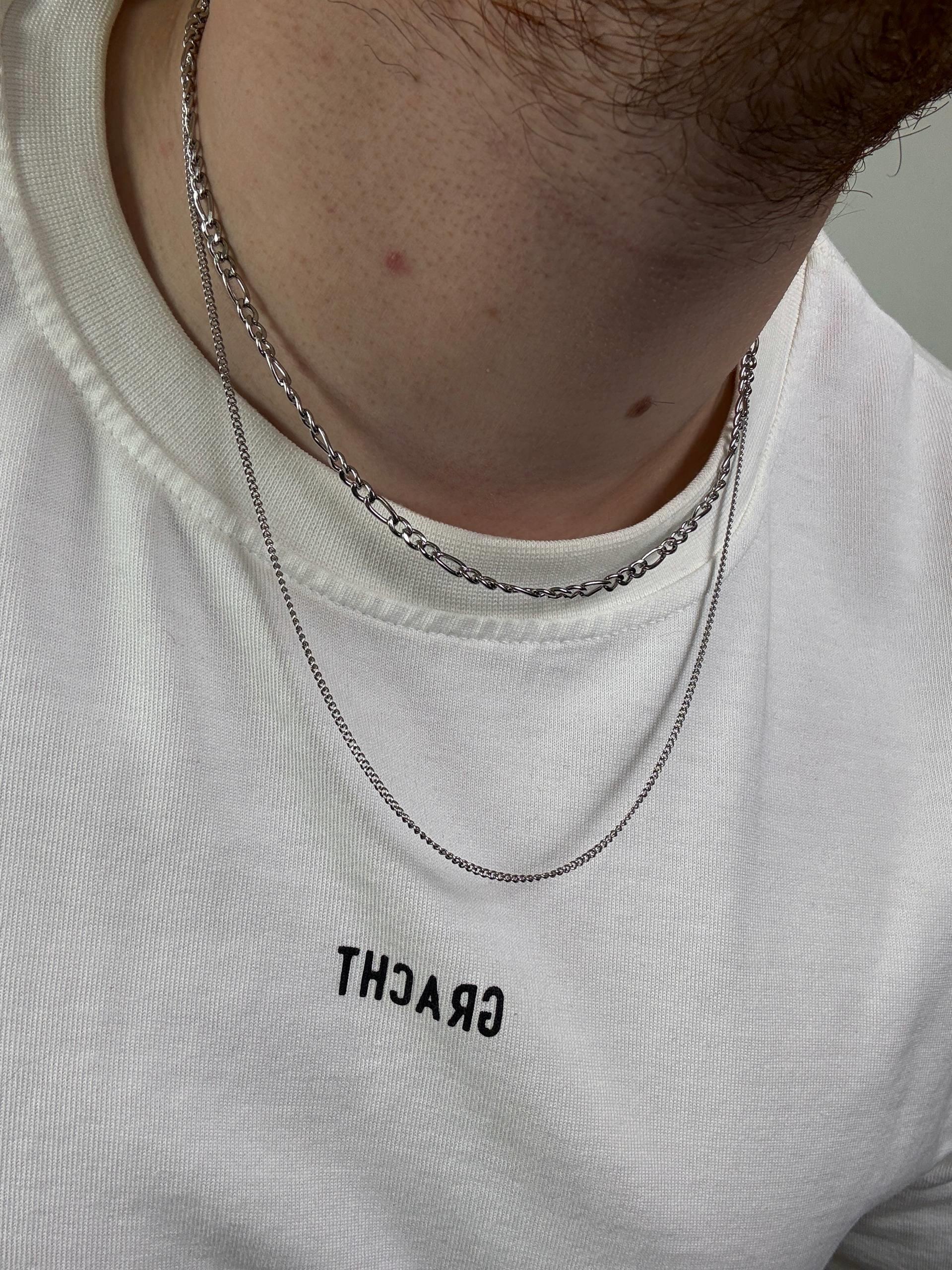 Double Figaro Chain Necklace