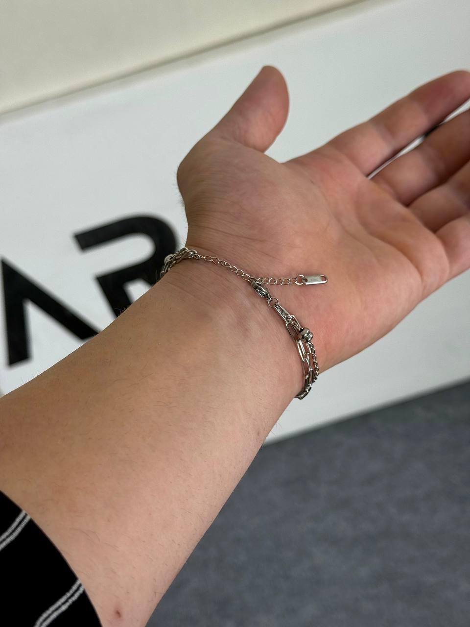 Double Long Chain Bracelet
