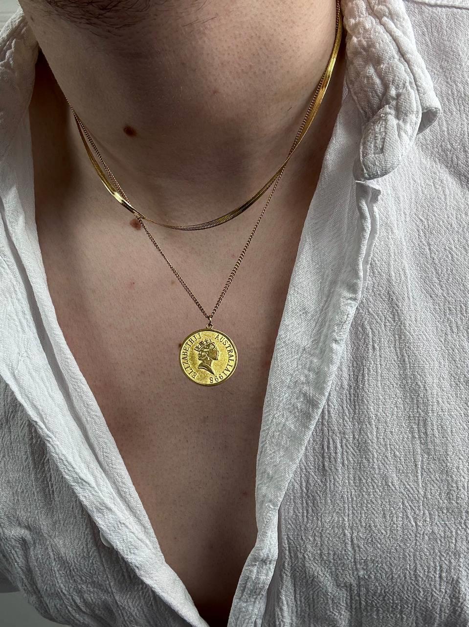 Elizabeth Gold Double Chain