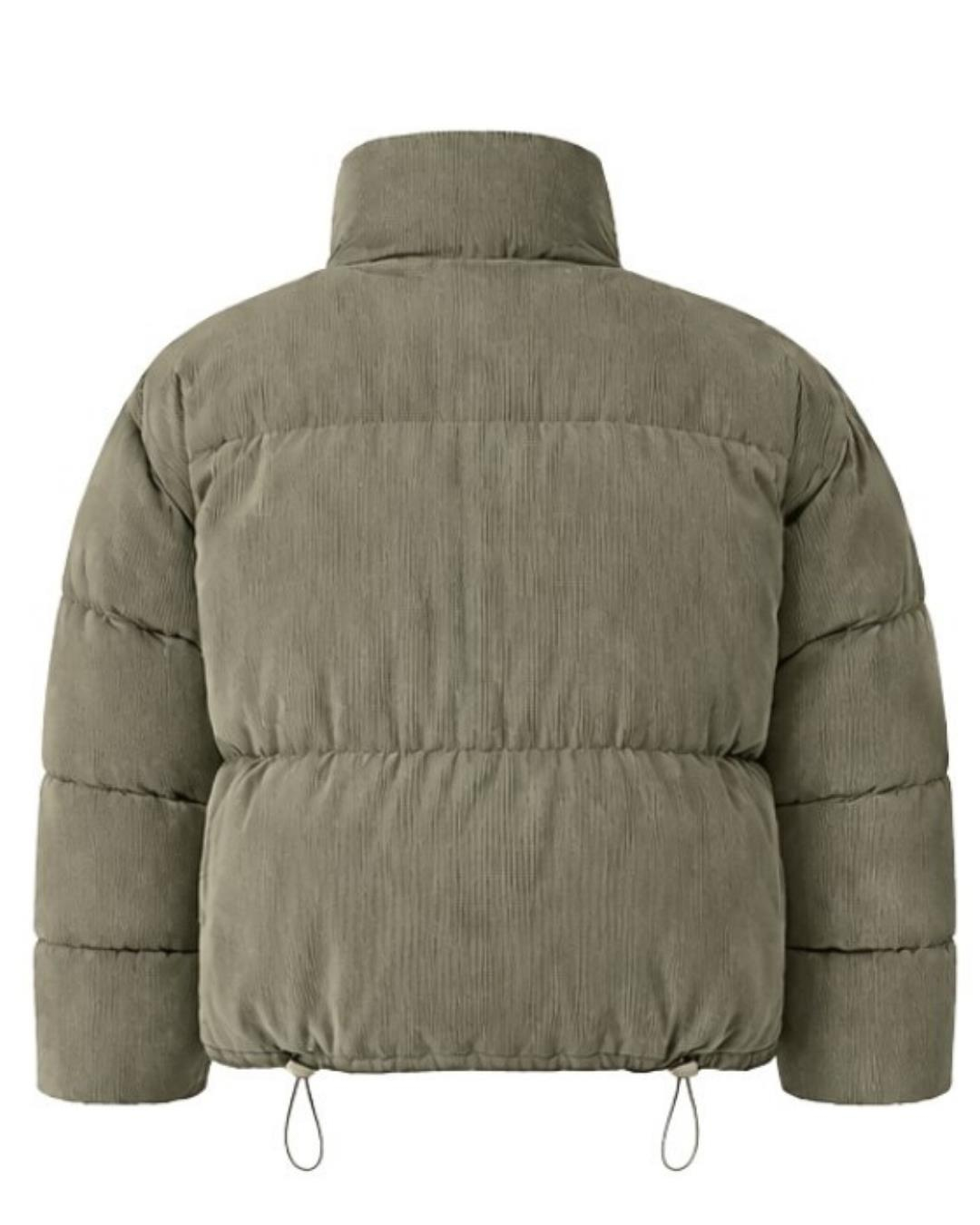 Frostline Haki Erkek Oversize Fit Premium Şişme Mont