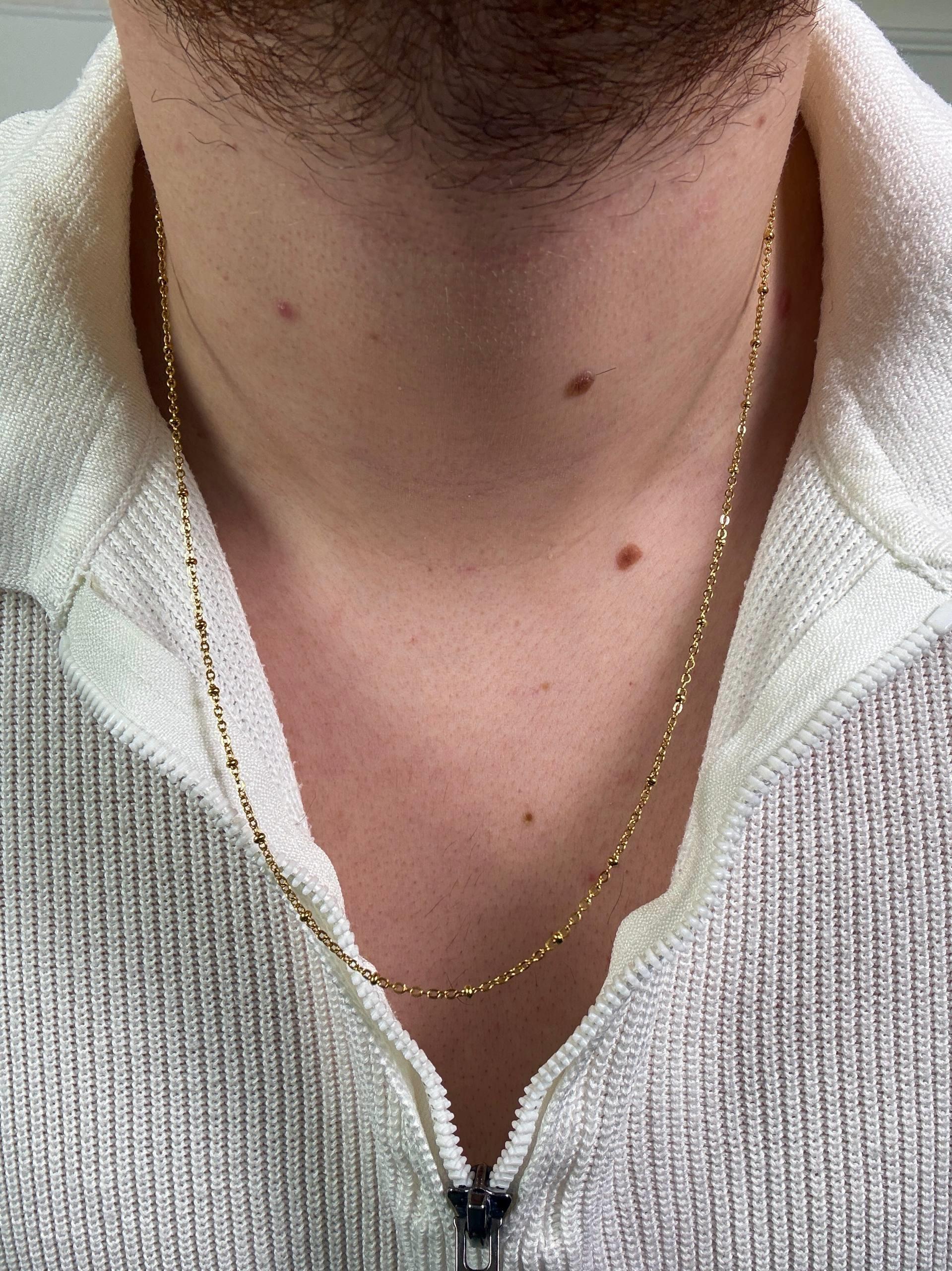 Gold Ball Necklace