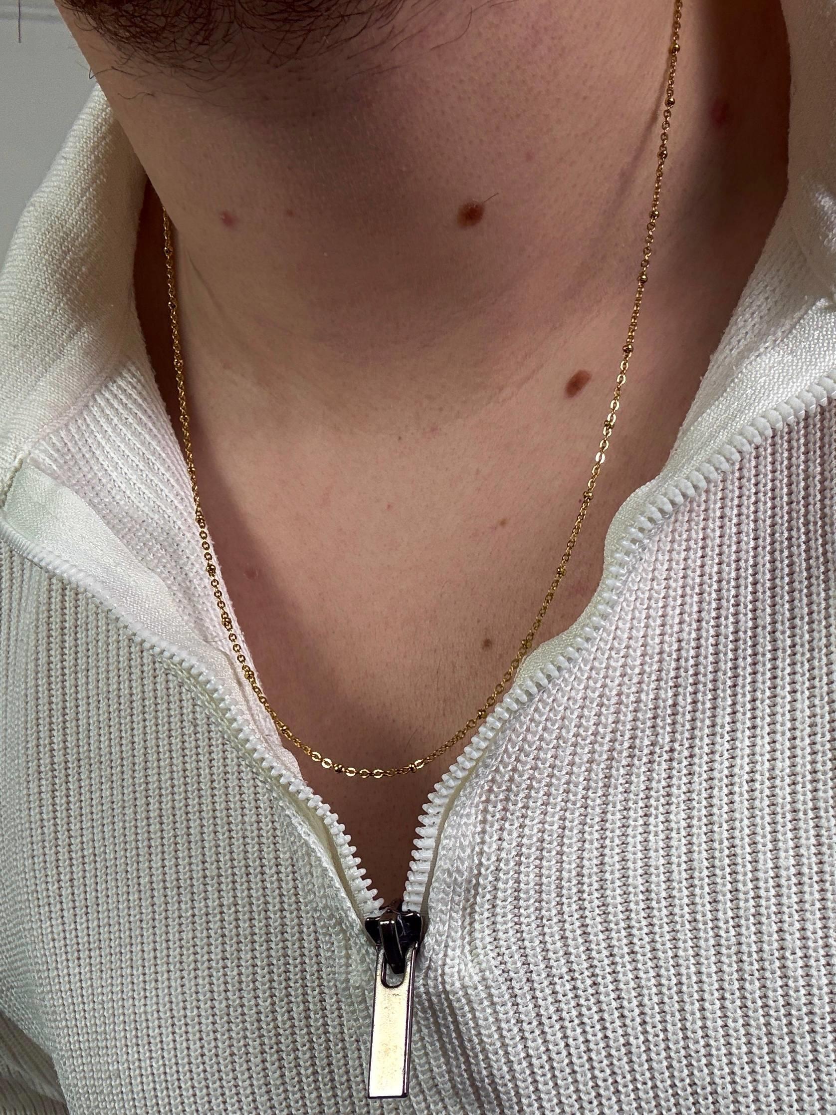Gold Ball Necklace