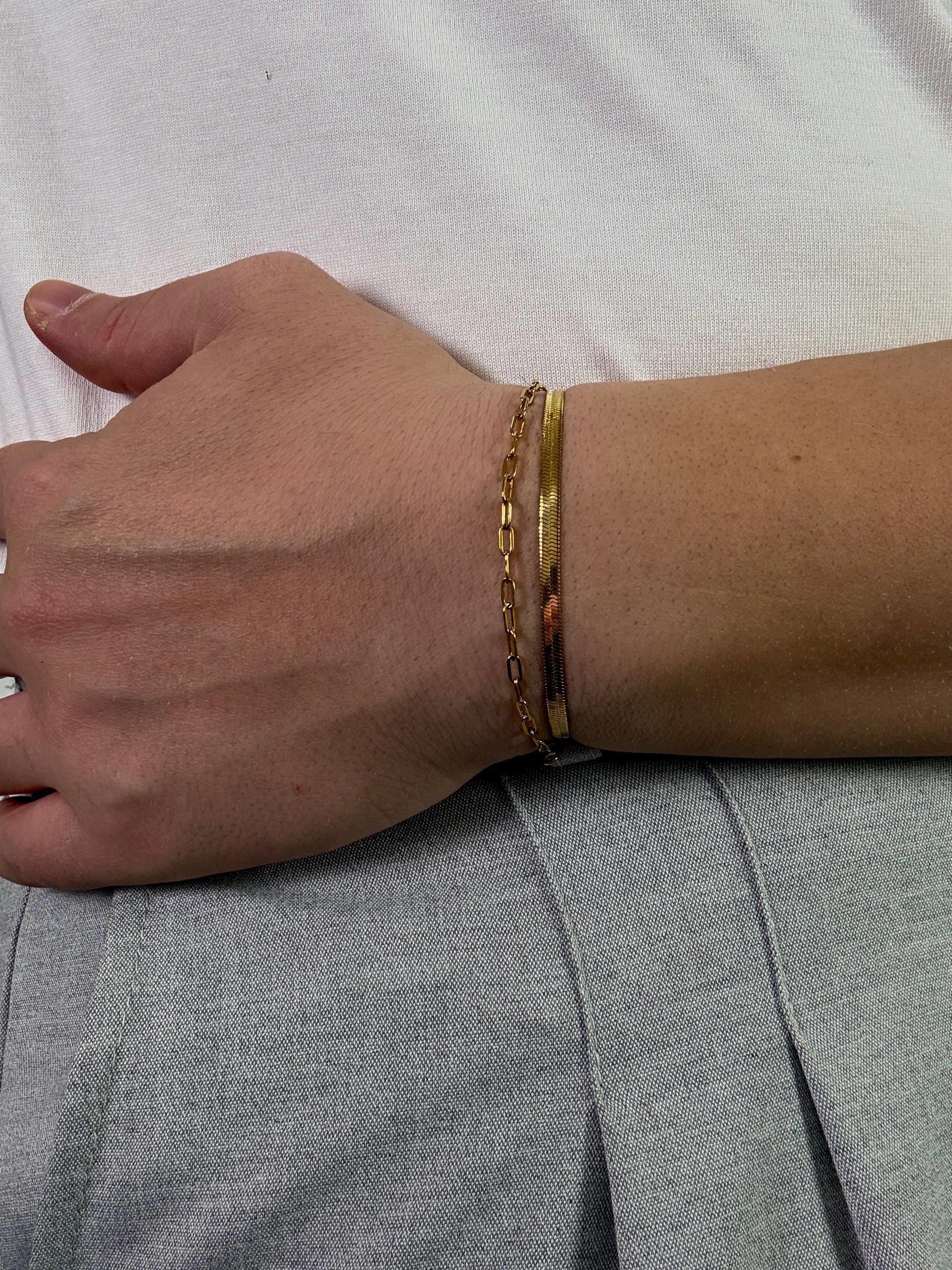 Gold Double Italy Bracelet
