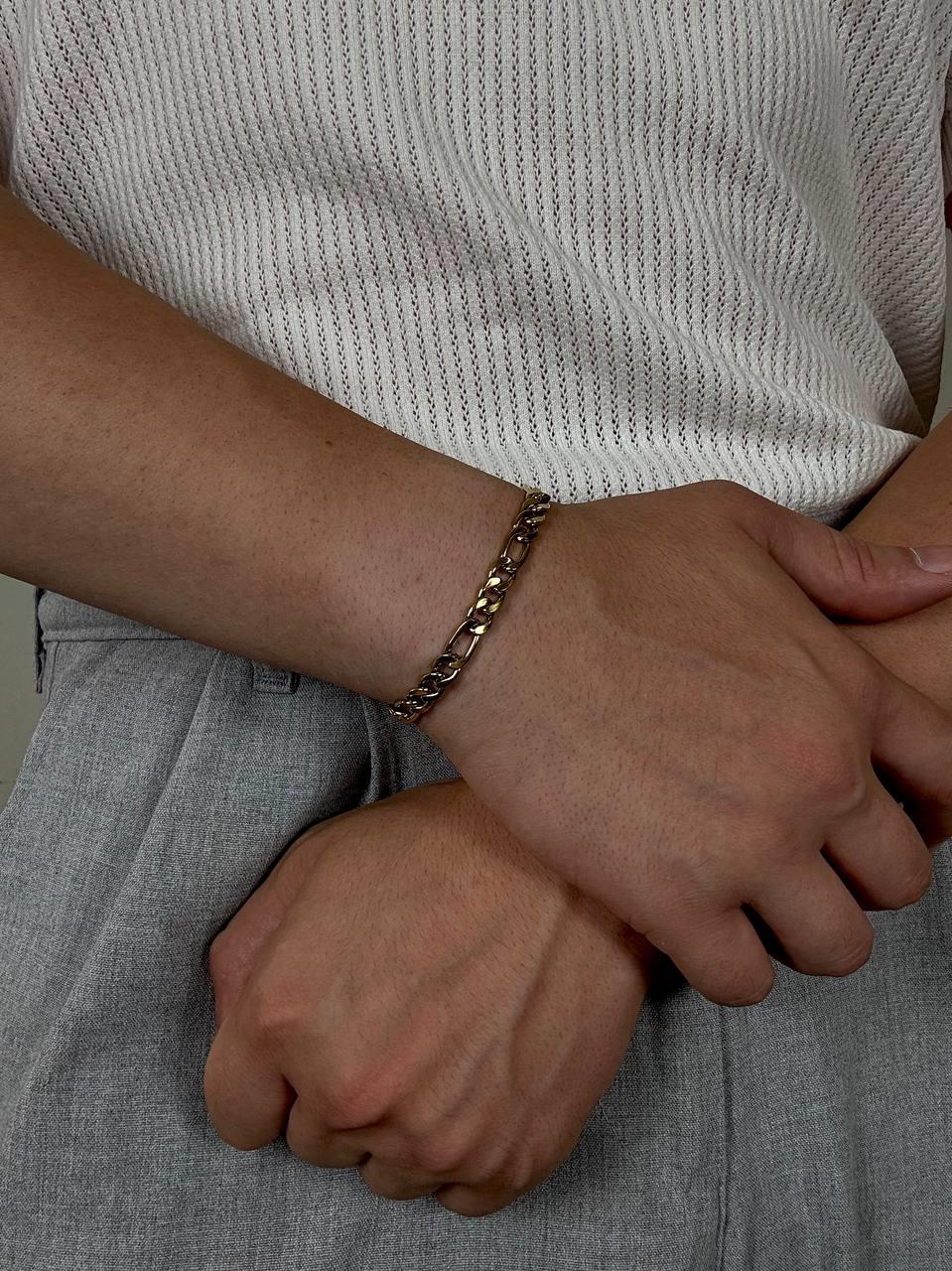 Gold Figaro Bracelet